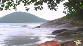 On a Paradise Island This Fit Babe in a Bikini Gets a Hot Facial