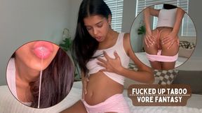 My Fucked Up Taboo Vore & Unbirthing Fantasy Feat Aria Nicole 4K - Real Life Vore Fantasy About My Stepbrother, Solo Masturbation, Dirty Talk, Asshole Fetish, Digestion Talk, Ass Fetish, Toilet Fetish, Unbirthing, Pussy Vore, Extreme Close-Ups