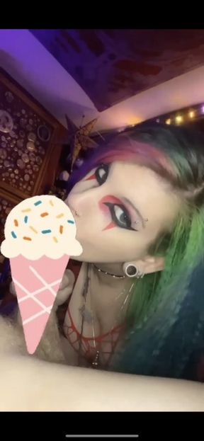 Clown sucks dick