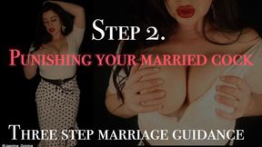 Three Step Marriage Guidance! Step 2 - Punishing your married cock with firm squeezing and over edging!