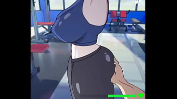 Haciendo ejercicio en el gym