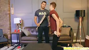 Inked Dominant Stud Fucks Twinks Asshole After Spanking