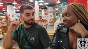 crazy public exhibitionism five guys restaurant tits pussy