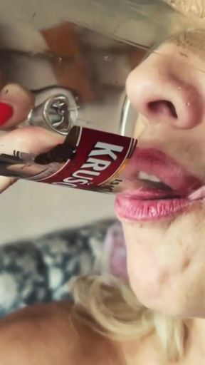 Must-see moment from &quot;A French bitch serves a dick, drinks his urine. Caressing ass and sucking dick. Exclusively for fans.&quot;