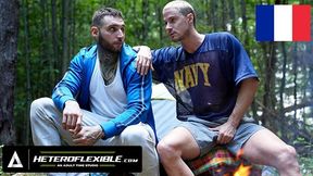 Curious Str8 Hunks Skyy Knox &amp; Tony Dangelo Fuck In The Woods - French Subtitles