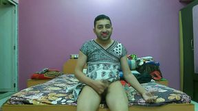Dirty sissy crossdresser femboy Sweet Lollipop in a long side cut dress.