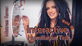 INTERACTIVE HUMILIATION TASK 2023 - WEEK 10