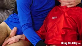 BRINGMEABOY Athletic Maxim Bikhov And Milo Hudson Bareback