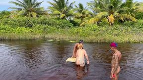 fui fazer uma putaria no meio do mangue da bahia