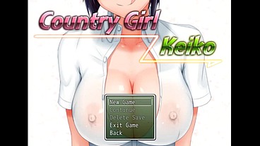 Country Girl Keiko [Hentai game PornPlay ] Ep.1 Teacher private lesson about fondling massive tits