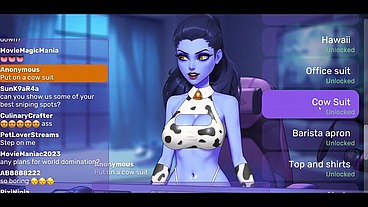 Overwatch Webcam [ Parody Hentai Game ] Ep.3 Widowmaker BBC pussy pounding !