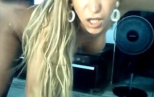 Brazilian blonde rims and fucks some guy