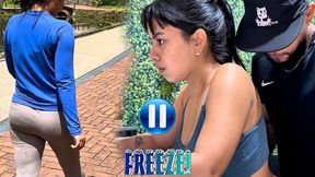 Dry Hump : Student Out of Limits Frozen Solid - Coach needed to make some new adjustments !