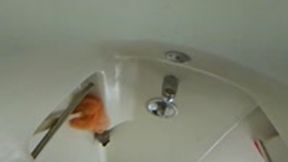 Teenie Sneaks into Giantess Bath POV 1080 smaller