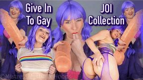 Give In To Gay JOI Collection - Mistress Mystique will make you accept your bisexuality - Femdom Queer Jerk Off Instructions Make Me Bi - WMV