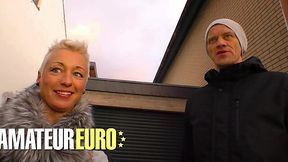 German Milf Gets Picked Up and Pounded in Hardcore Public Fuck