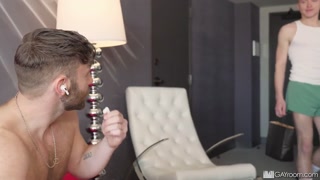 Jock Stud Can't Resist Pounding BFFs Ass In The Shower