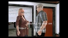 Naughty Teacher Mom In Lingerie Takes Big Dick For Anal Fun Cartoon Date Story