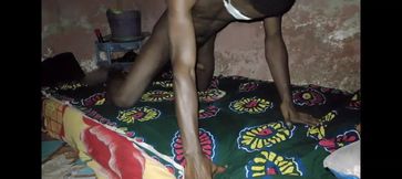 This African Black Guy Is Good at Humping His Bed