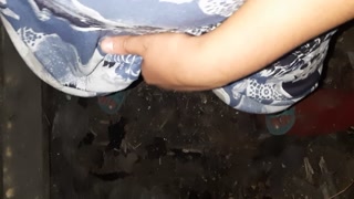 I masturbate under a long dress until I cum - IkaSmokS