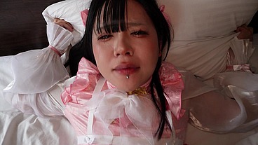 Sexy Asian Trap Cherry Does Ahegao On Huge Dick