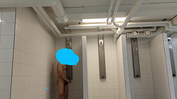 Caught masturbating in the showers