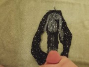 One More Load In The Cuckold's Wife's Panties Before I Give Them Back