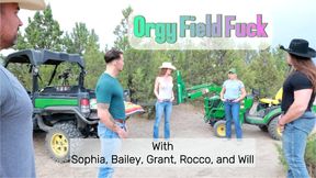 Orgy Field Fuck  !