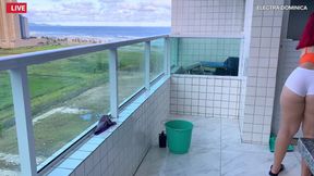 Big Ass on the Balcony