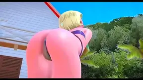 Android 18 Ignites Forbidden Lust in Hot MMD Tryst – Dragon Ball Fever Takes Over
