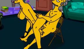 Marge Simpson swinger sexwife