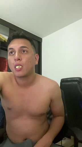 I masturbate in my cousin's office while he is at home