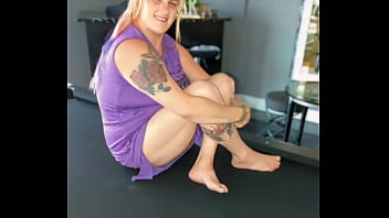 Busty Rainbowhair Hippie Cowgirl Rides BBC on Pool Table