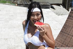Asian play on a hot day