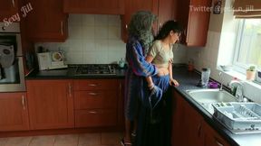 Indian grandpa fucks step-granddaughter's tight virgin pussy - Hindi sex story part 2 Sexy Jill