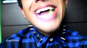 eating rubber worms
