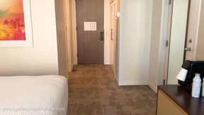 I undress, we chat, we play - Footjob, Blowjob, and Sex. Hotel sex is the best.