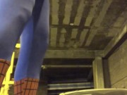 very short Video' 35 ** OUTDOOR FREEBALLING in my SPIDERMAN Costume **