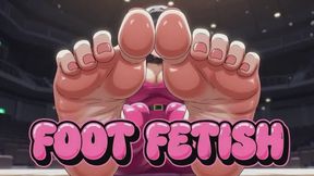 FOOT FETISH - Stage Foot Domination - I Made You Crawl, Worship, and Fill Me Under the Spotlights