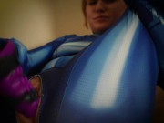 Samus Cosplay Dildo Ride