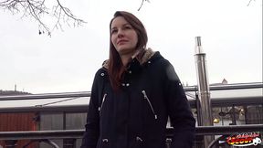 GERMAN SCOUT - CUTE NATURAL TEEN ELENA CHEATING FUCK AT MODEL CASTING