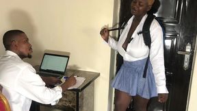 pervert mathematics teacher fucks student in place of grade