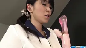 Sexy Yui Satonaka Vibrates Pussy & Ass For Ultimate Pleasure