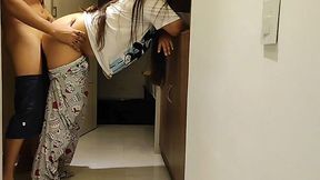 STEPBROTHER ORGANIZED A DICK DELIVERY FOR HIS THIRSTY STEPSIS