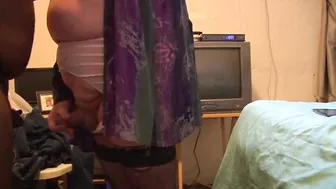 Crossdresser Tammy Masturbates After Fuck Session with Nipple Play