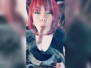 Cigar Smokin' With Miss Tina Snua The Secretary!