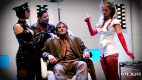 WHORNYFILMS Kinky Orgy Featuring Super Hot Latex-Wrapped Babes