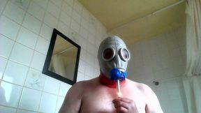 Me Smoking in a Gasmask