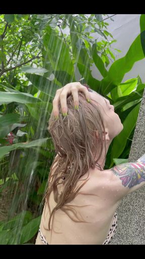 Morning Shower to Refresh Would You Like to Join Me?