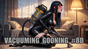 Vacuuming Gooning #8D: Vacuum Domme's Sensory Suction Overload (Animated, Music, Text)